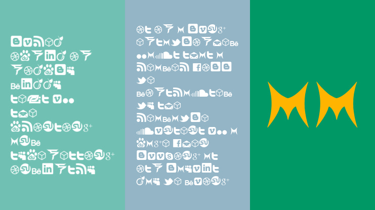 Social Icon by BRIANQC Font