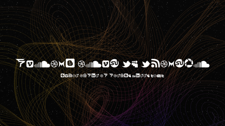 Social Icon by BRIANQC Font