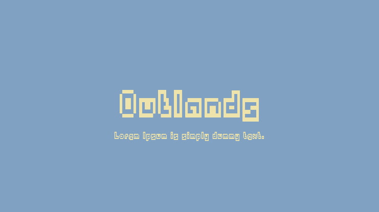 Outlands Font
