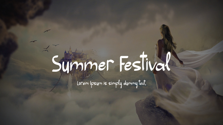 Summer Festival Font
