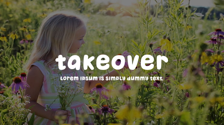 Takeover Font Family