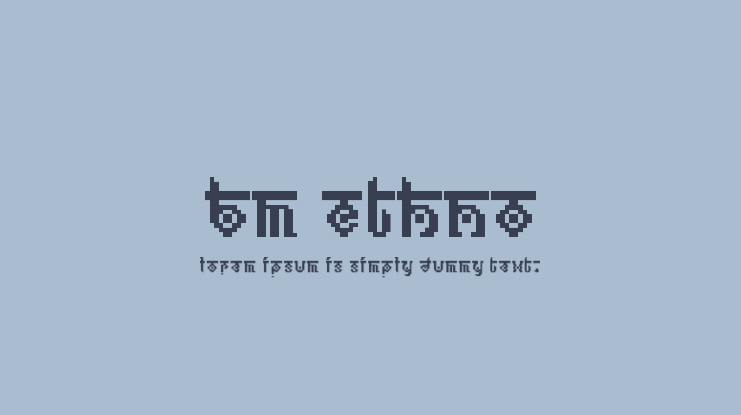 BM Ethno Font