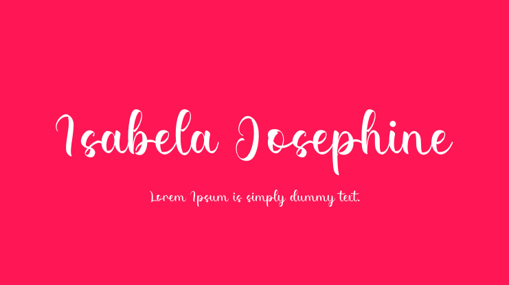 Isabela Josephine Font