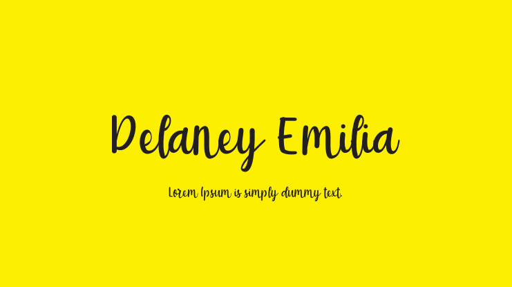 Delaney Emilia Font
