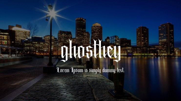 ghosthey Font