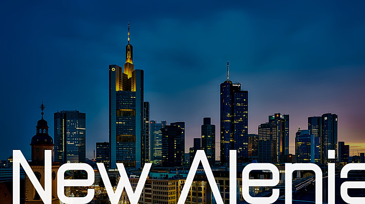 New Alenia Font Family