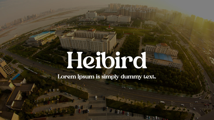 Heibird Font