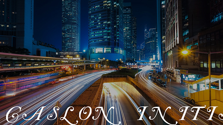 Caslon Initials Font Family