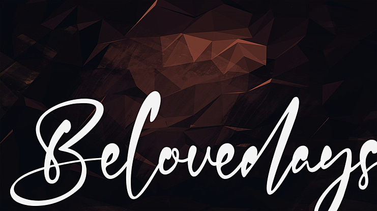 Belovedays Font