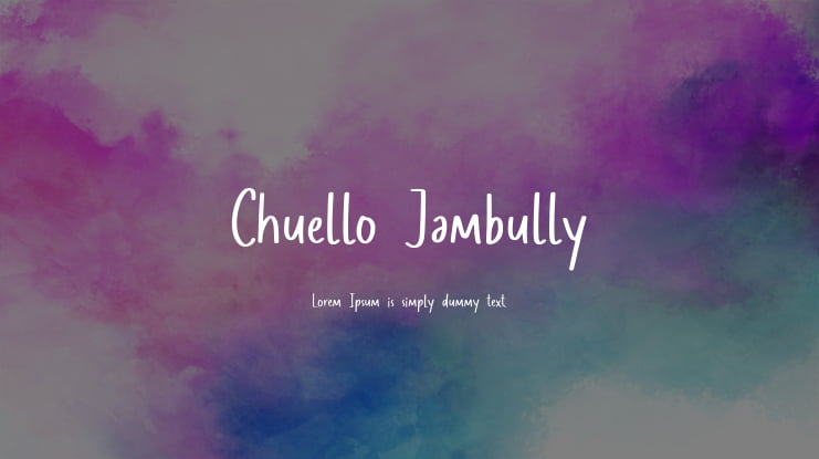 Chuello Jambully Font
