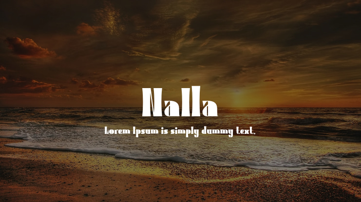 Nalla Font