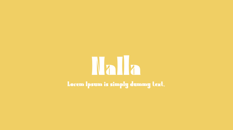 Nalla Font