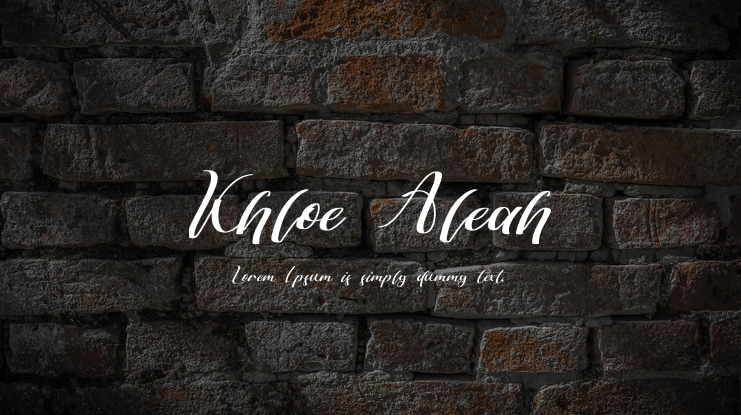 Khloe Aleah Font