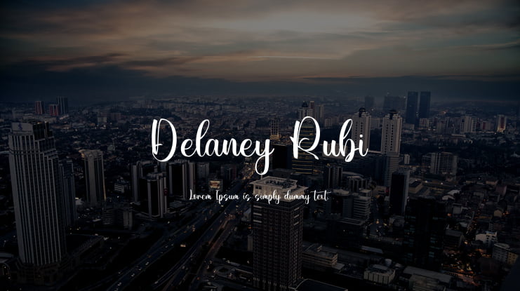Delaney Rubi Font