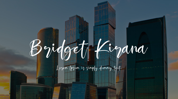 Bridget Kirana Font