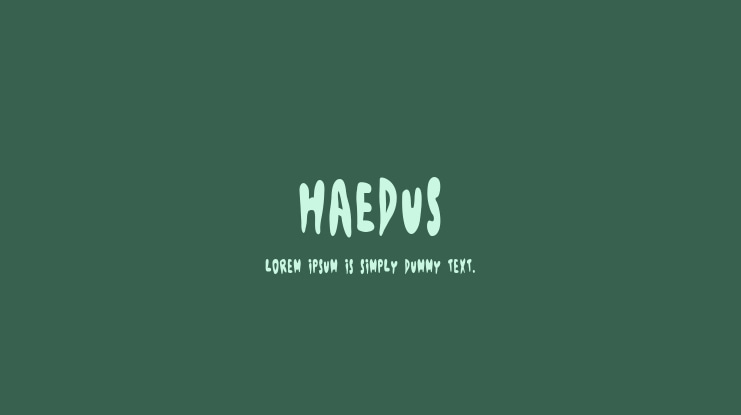 Haedus Font