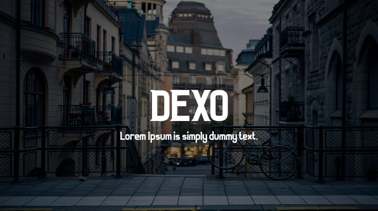 DEXO Font