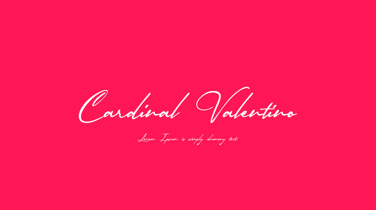 Cardinal Valentino Font
