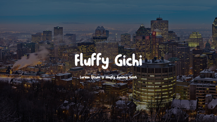 Fluffy Gichi Font
