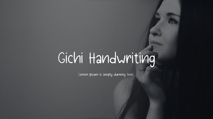 Gichi Handwriting Font