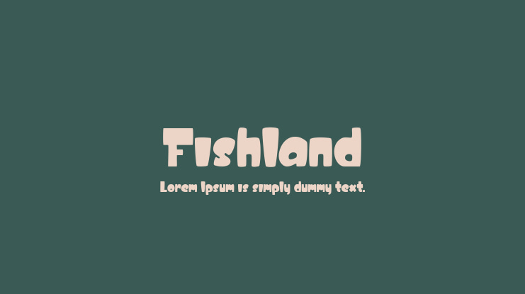 Fishland Font