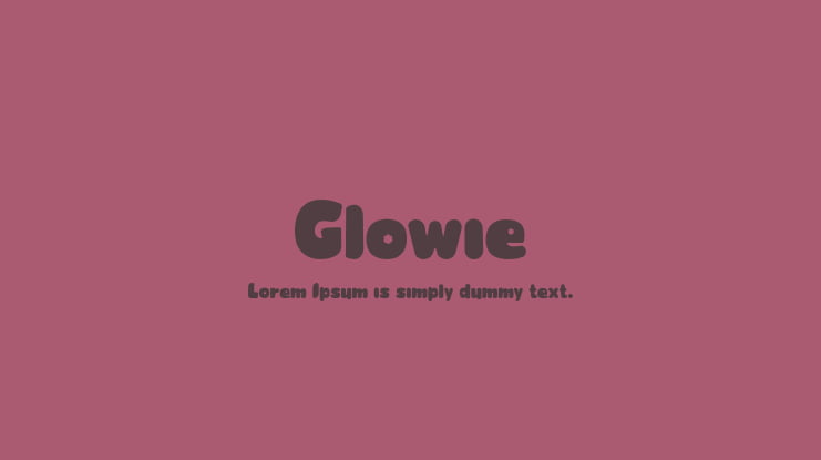 Glowie Font