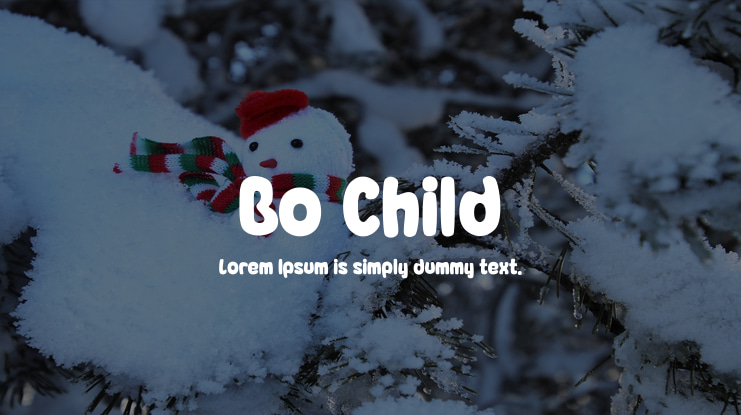 Bo Child Font