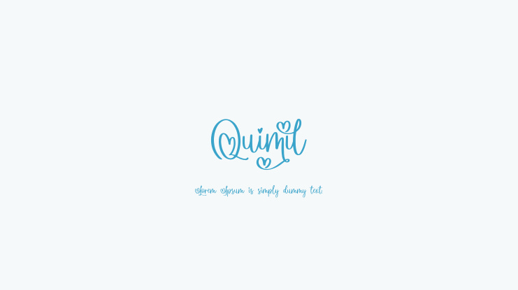 Quimil Font