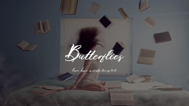 Butterflies Font