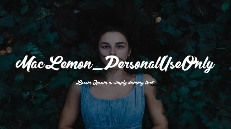MacLemon_PersonalUseOnly Font