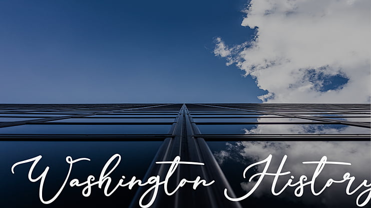 Washington History Font