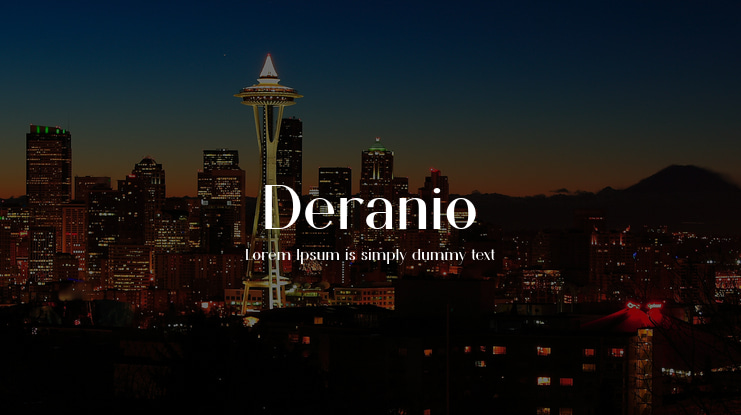 Deranio Font