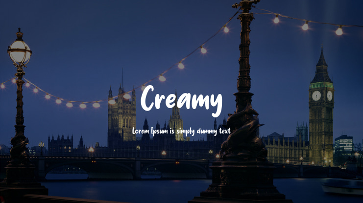 Creamy Font