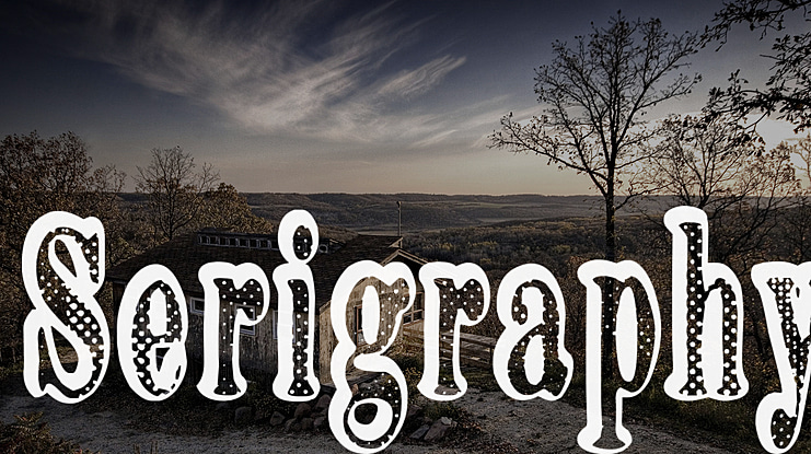 Serigraphy Font
