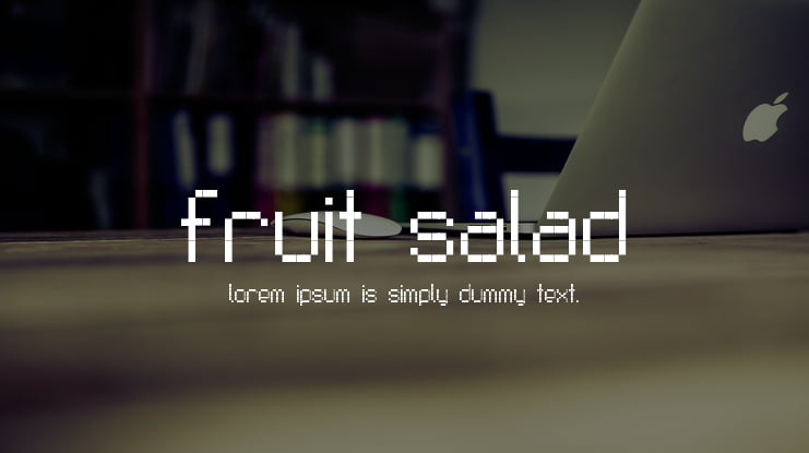 Fruit Salad Font
