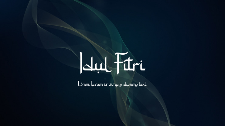 Idul Fitri Font