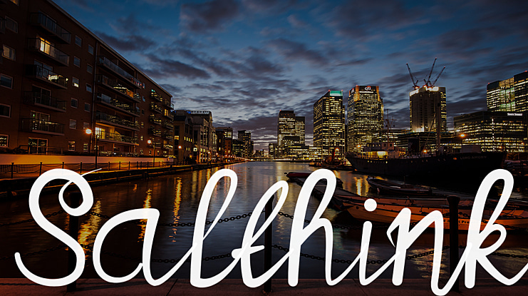 Salthink Font