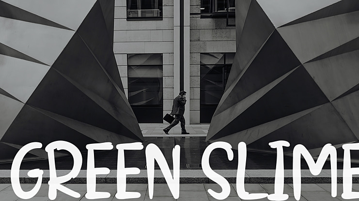 GREEN SLIME Font