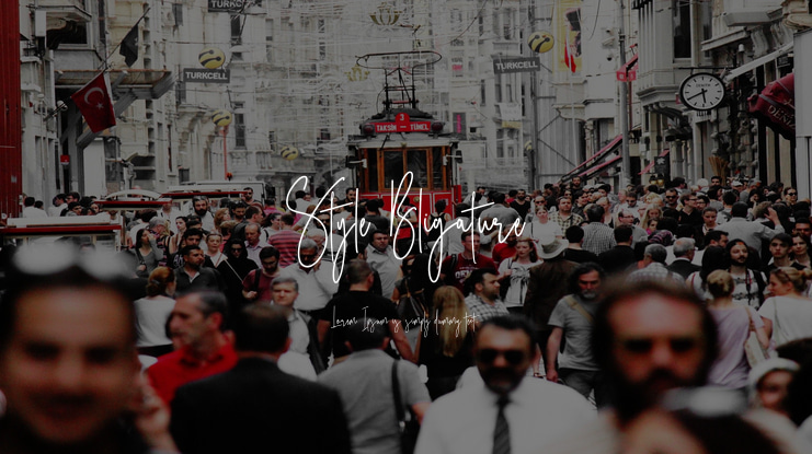 Style Bligature Font