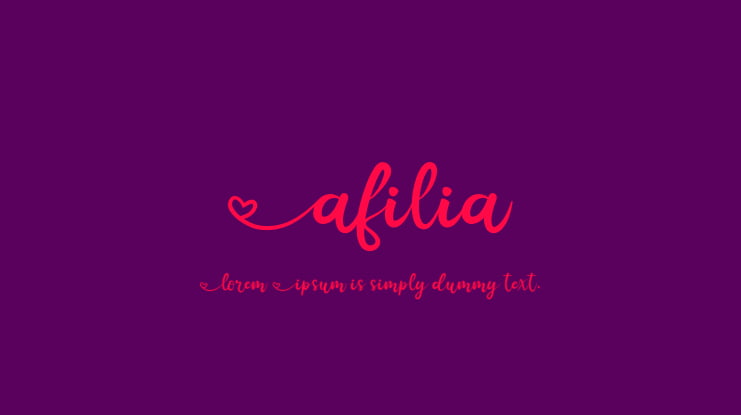 Afilia Font