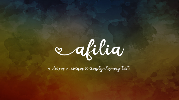 Afilia Font
