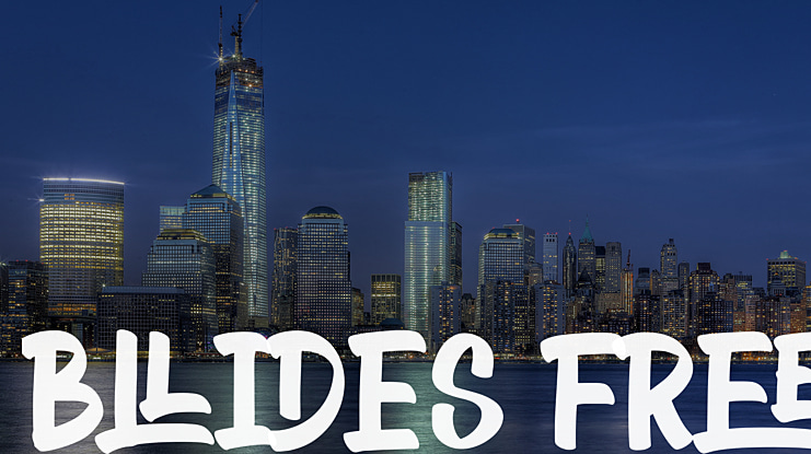 Bllides Free Font