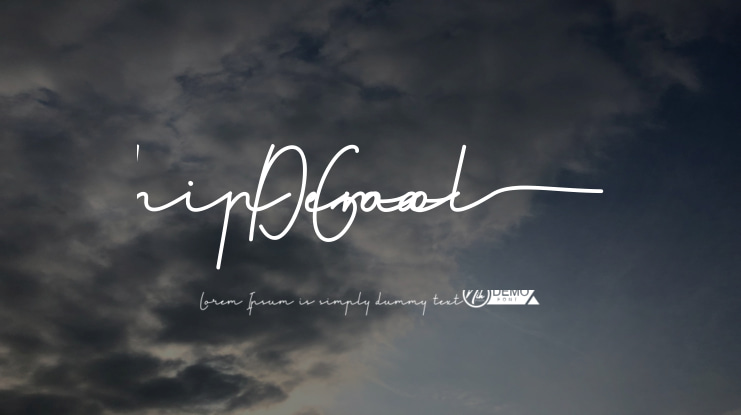 Friendship Goal Demo Font