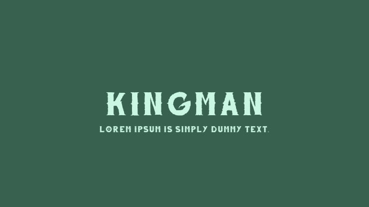 Kingman Font