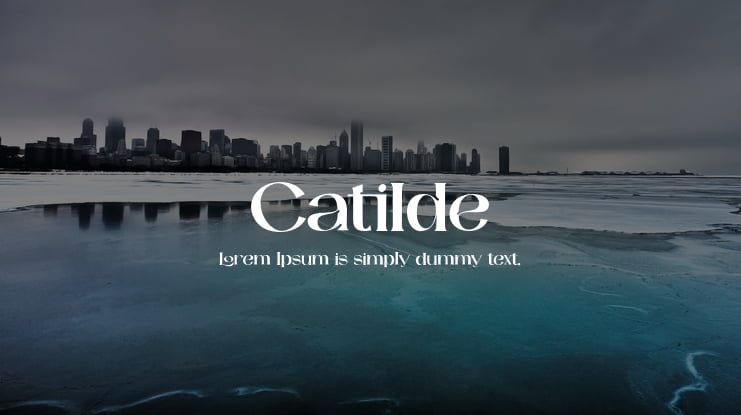 Catilde Font Family