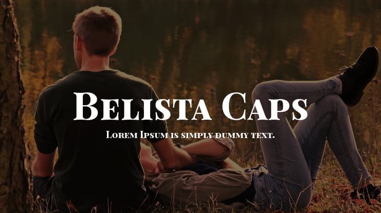 Belista Caps Font Family