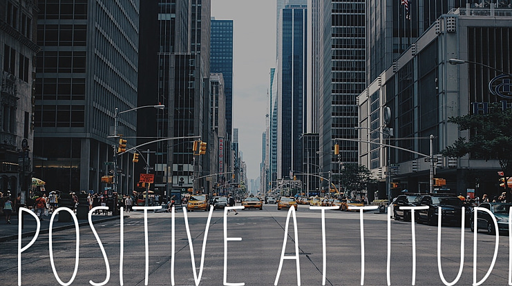 Positive Attitude Font