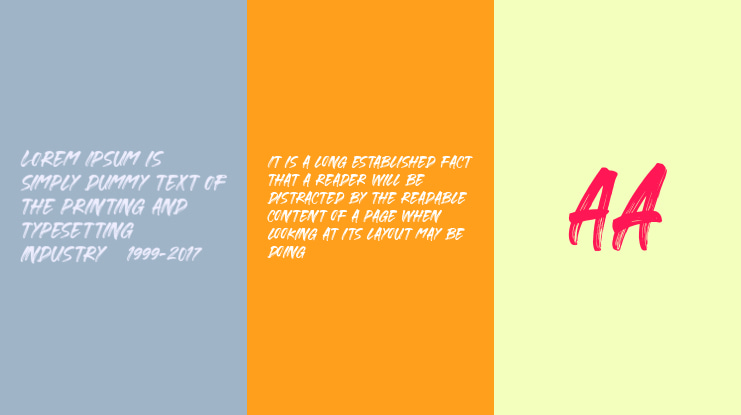 Gorock Brush Font Family