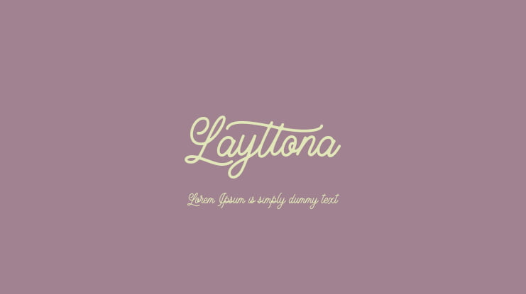 Layttona Font