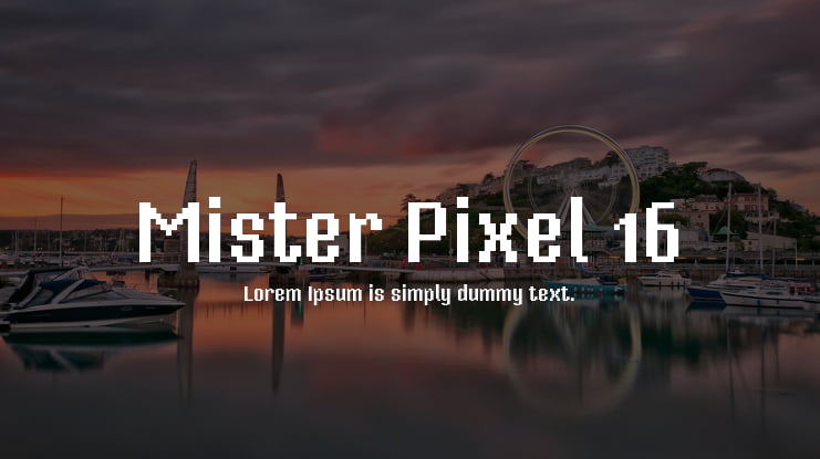 Mister Pixel 16 Font Family
